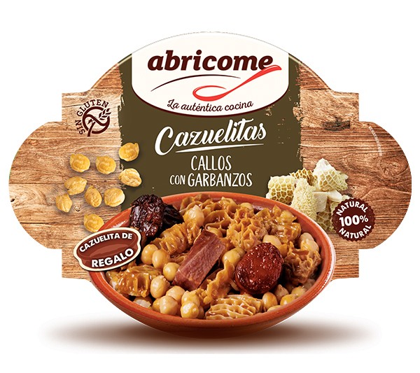CAZUELITA DE CALLOS CON GARBANZOS ABRICOME 415GR