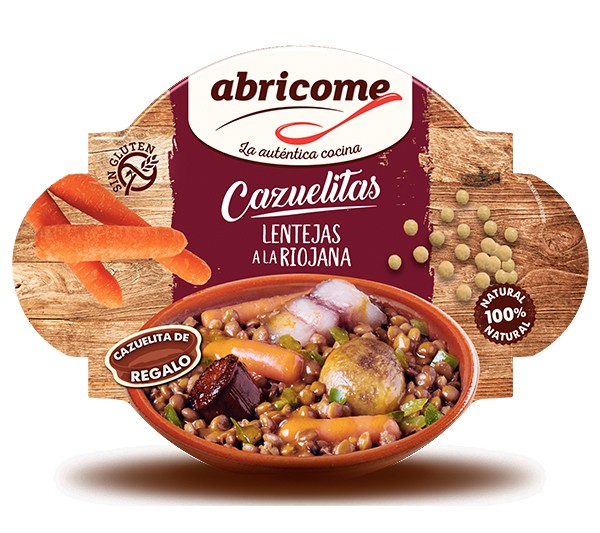 CAZUELITA DE LENTEJAS A LA RIOJANA ABRICOME 415GR