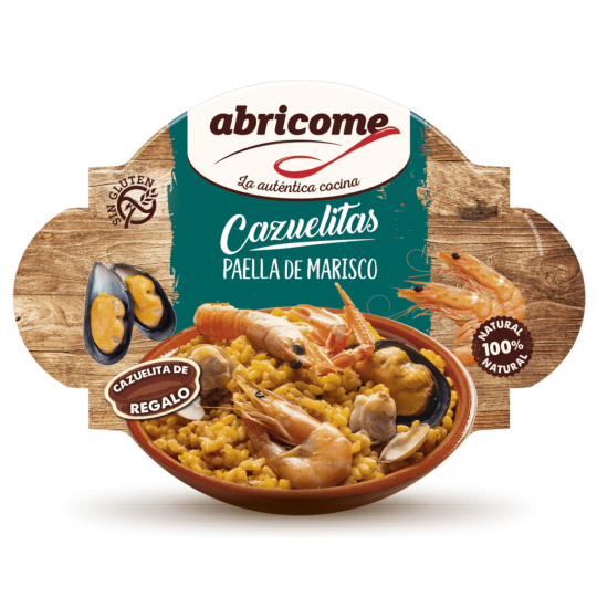 CAZUELITA DE PAELLA DE MARISCO ABRICOME 380 GR