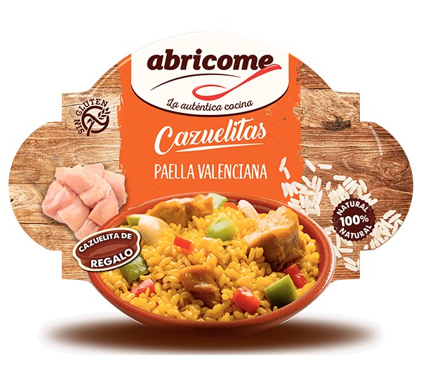 CAZUELITA DE PAELLA VALENCIANA ABRICOME 380GR