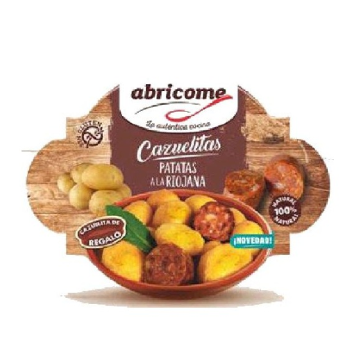 CAZUELITA DE PATATAS A LA RIOJANA ABRICOME 380 GR