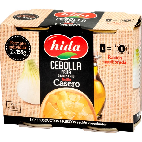 CEBOLLA FRITA HIDA PK-2 155GR