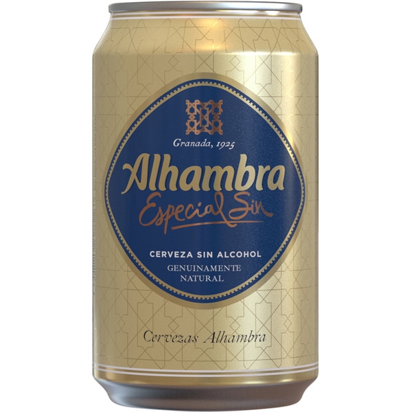 CERVEZA ALHAMBRA ESPECIAL SIN ALCOHOL 330ML/UNI