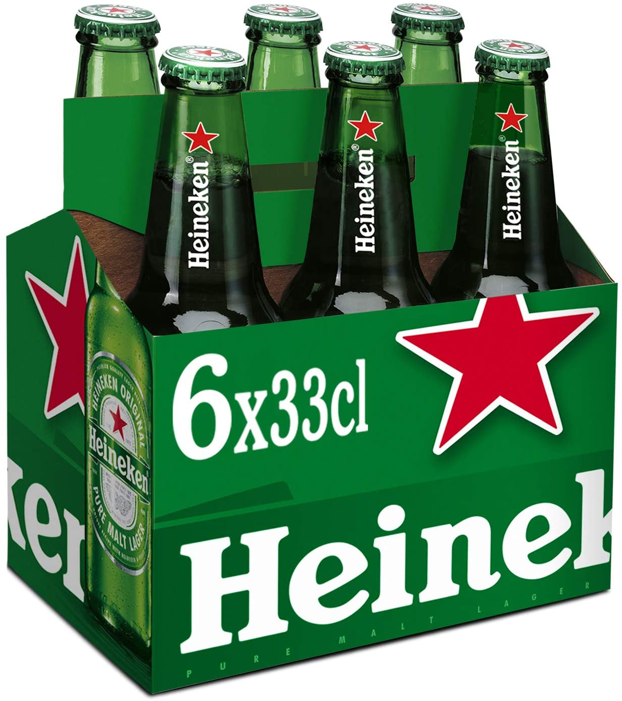 CERVEZA HEINEKEN 1/3 PK-6 330ML/UNI