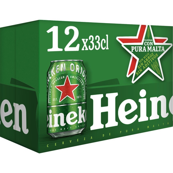 CERVEZA HEINEKEN LATA 330 ML