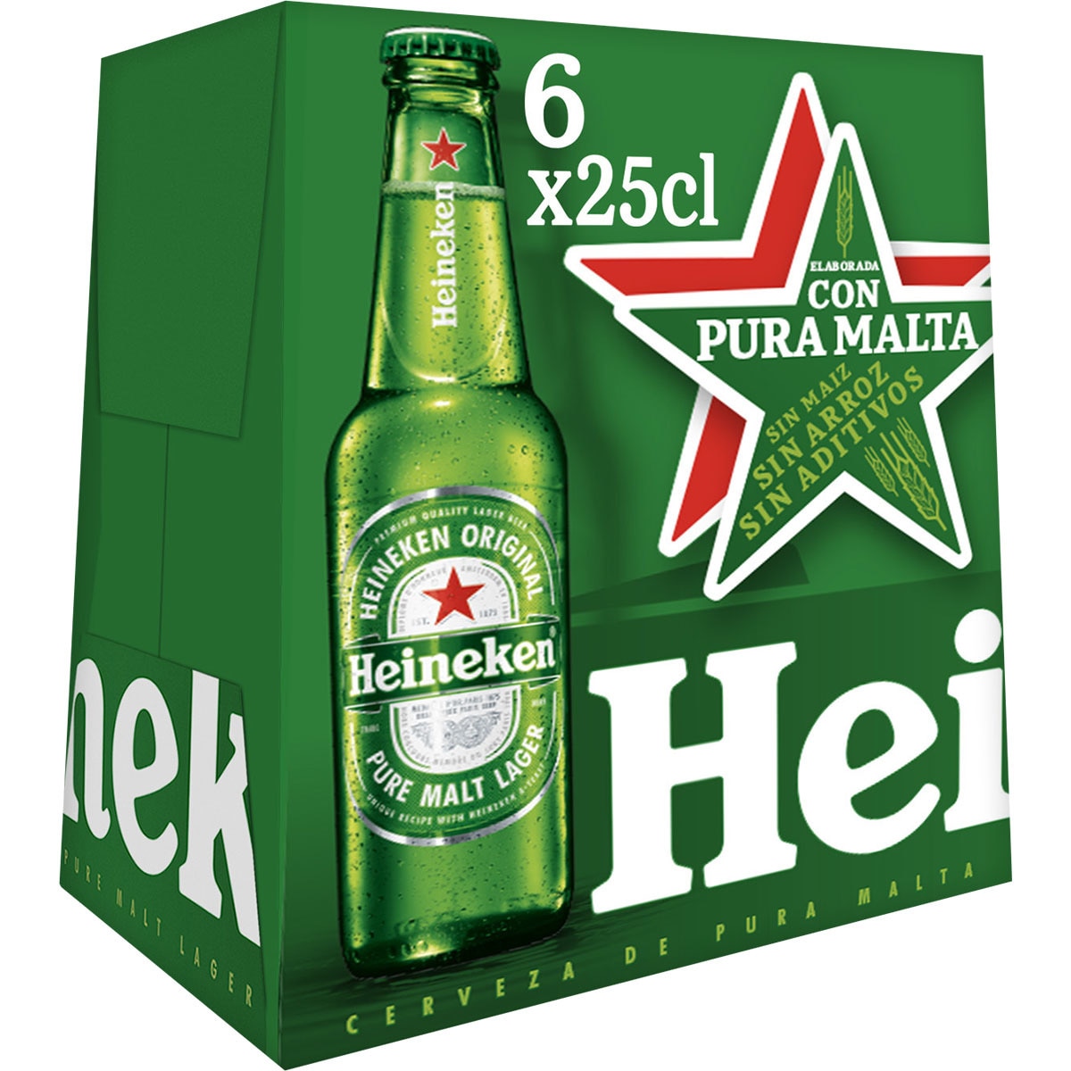 CERVEZA HEINEKEN PK-6 1/4 250ML/UNI