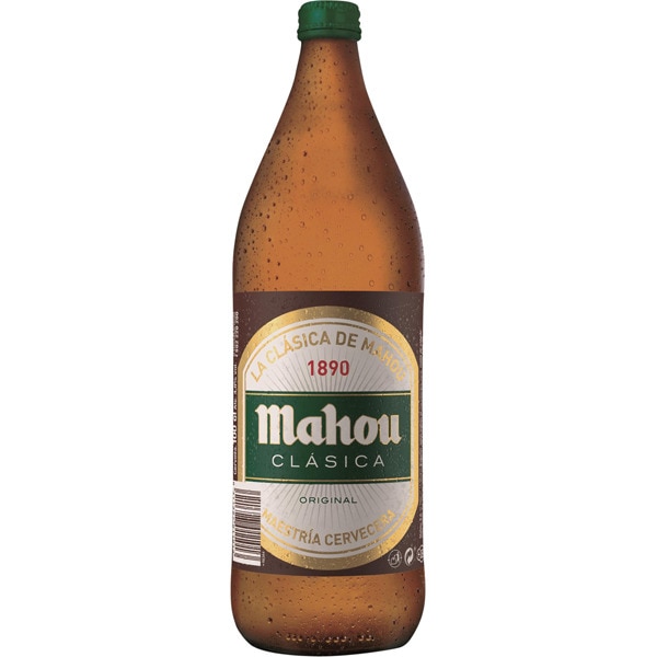 CERVEZA MAHOU 1 LT. S.RETORNO