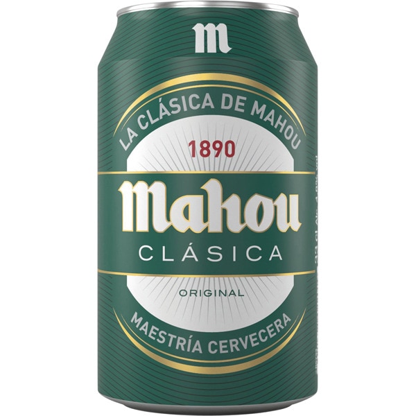 CERVEZA MAHOU CLASICA BOTE 330 ML