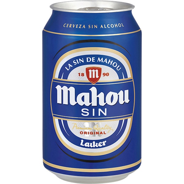 CERVEZA MAHOU SIN ALCOHOL LATA 330 ML