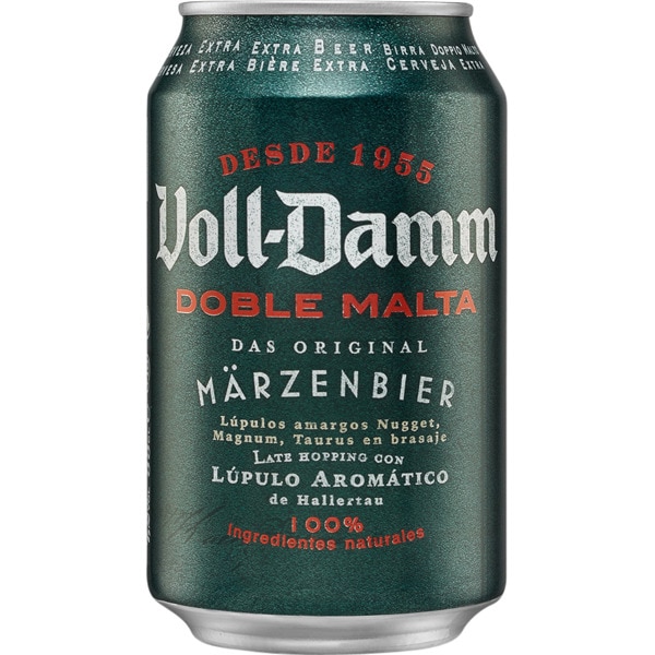 CERVEZA VOLL-DAMM LATA 330 ML