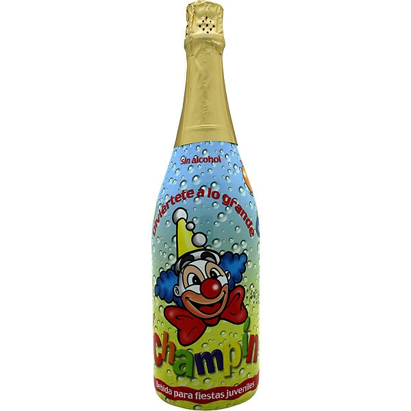 CHAMPIN REFRESCO MULTIFRUTA CON GAS PARA NIÑOS 750ML