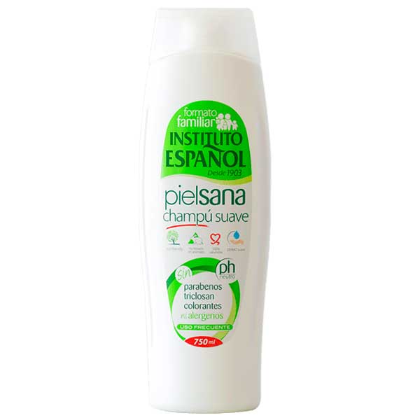 CHAMPU INSTITUTO ESPAÑOL SUAVE PIEL SANA 750ML
