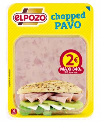 CHOPPED DE PAVO EL POZO 225GR