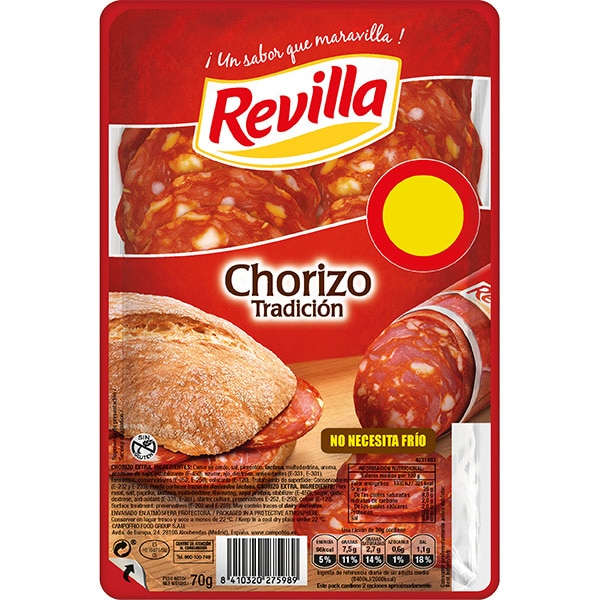 CHORIZO TRADICION REVILLA 65GRS