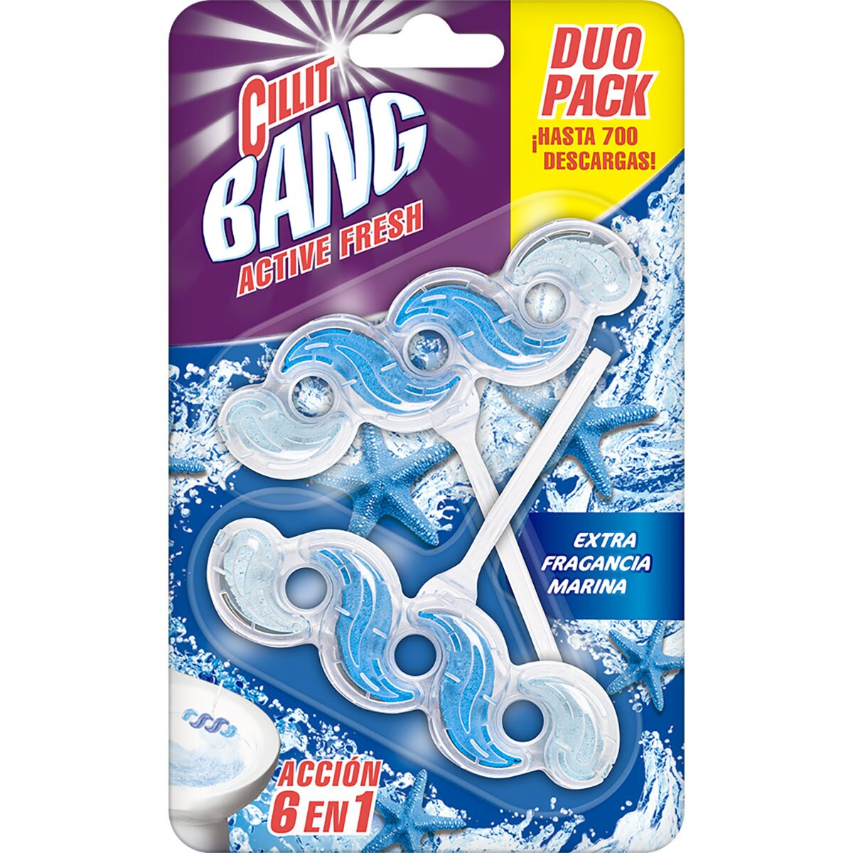 CILLIT BANG W.C ACTIVE FRESH MARINOCOLAGADOR DUPLO