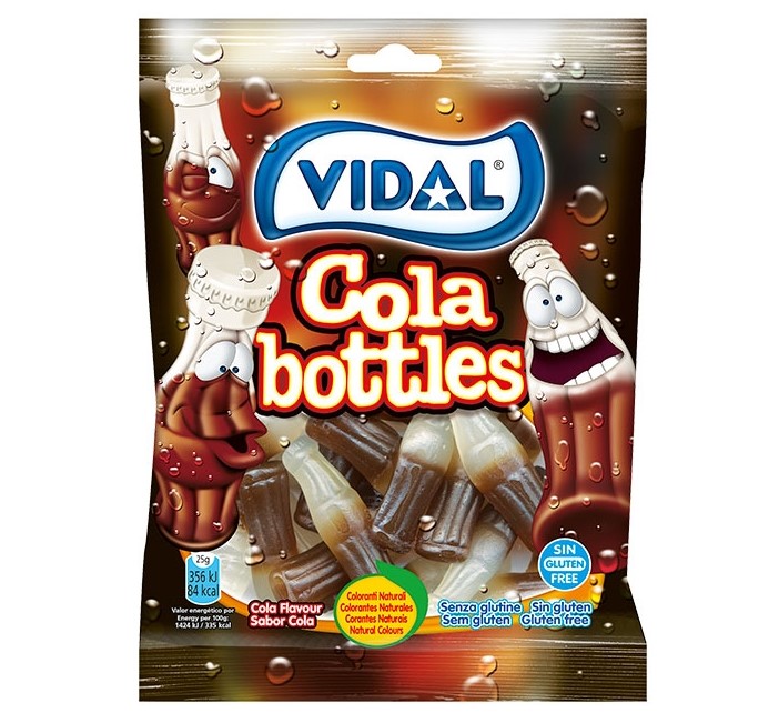COLA BOTTLES VIDAL 100GR