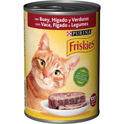 COMIDA GATOS FRISKIES ALB. HIGADO LATA 4