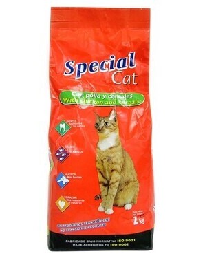 COMIDA GATOS SPECIAL CAT 2 KG POLLO