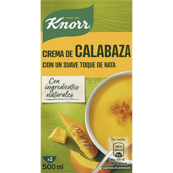 CREMA DE CALABAZA KNORR 500ML