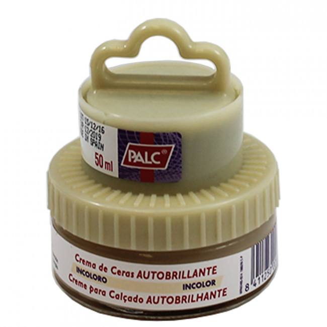 CREMA DE CERA AUTOBRILLANTE PALC INCOLORA 50ML