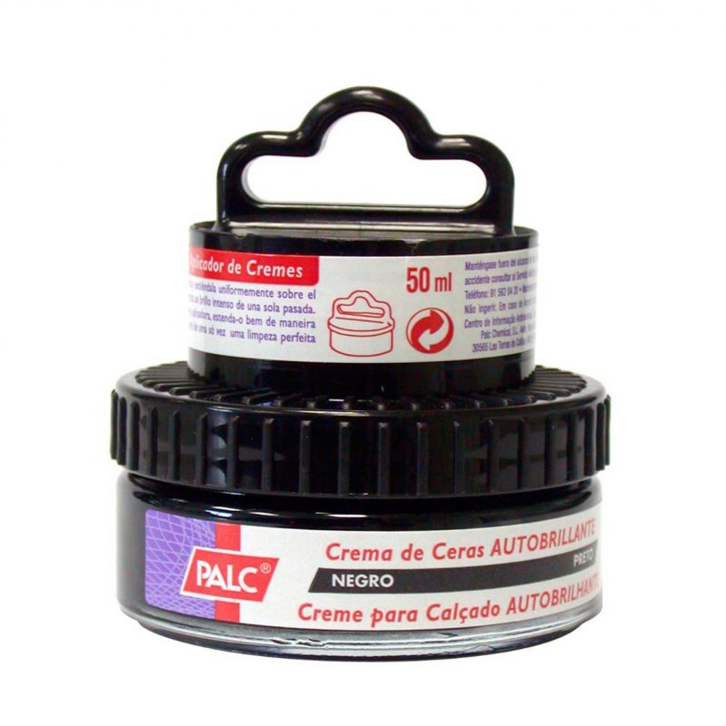 CREMA DE CERA AUTOBRILLANTE PALC NEGRA 50ML