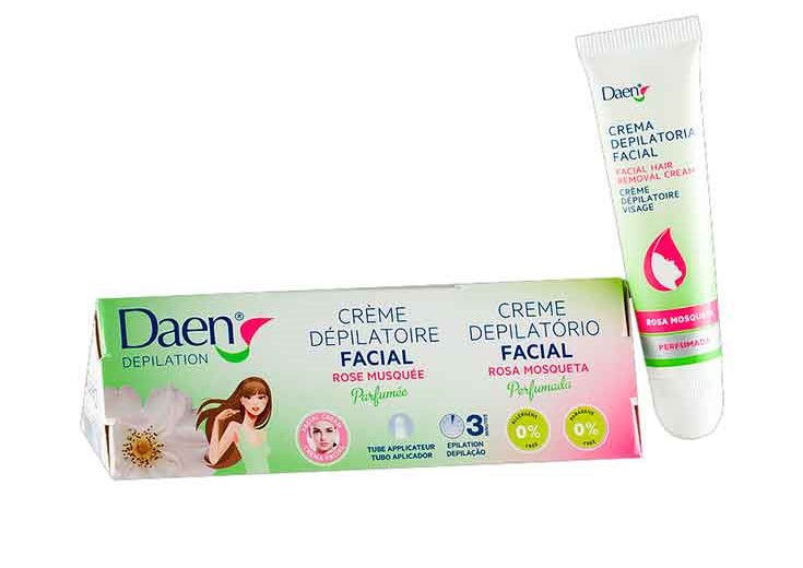 CREMA DEPILATORIA FACIAL DAEN ROSA MOSQUETA 15ML