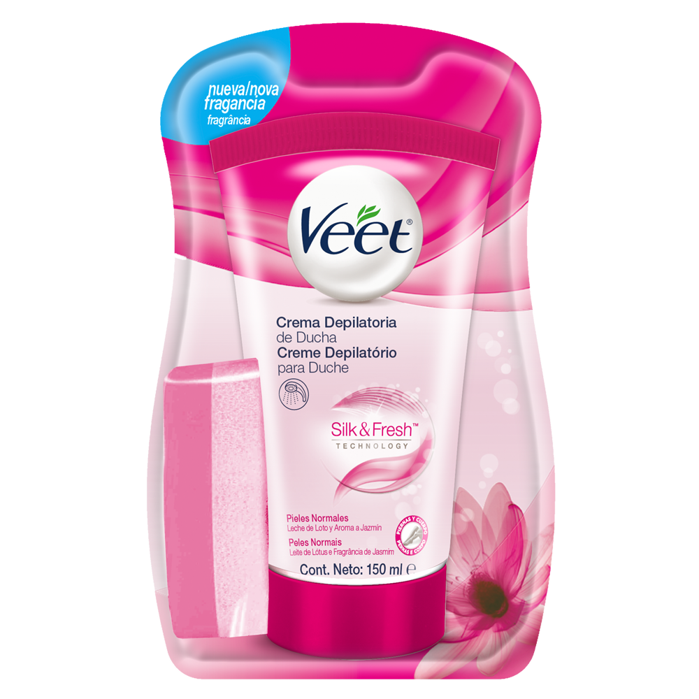 CREMA DEPILATORIA VEET DE DUCHA PIELES NORMALES 150ML