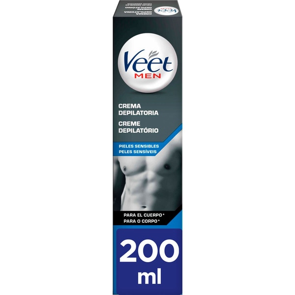 CREMA DEPILATORIA VEET MEN PIELES SENSIBLES 200ML