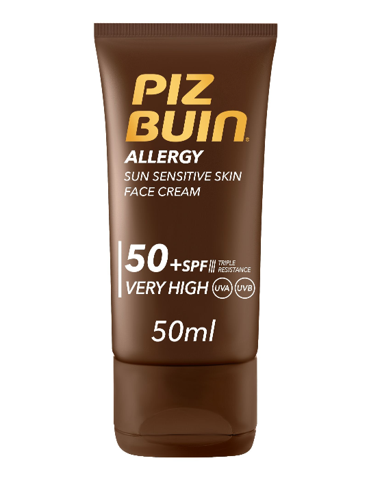 CREMA FACIAL BRONCEADORA PIZ BUIN ALLERGY FP-50 50ML
