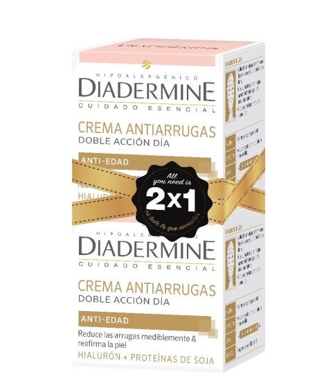 CREMA FACIAL DIADERMINE ANTIARRUGAS PK-2