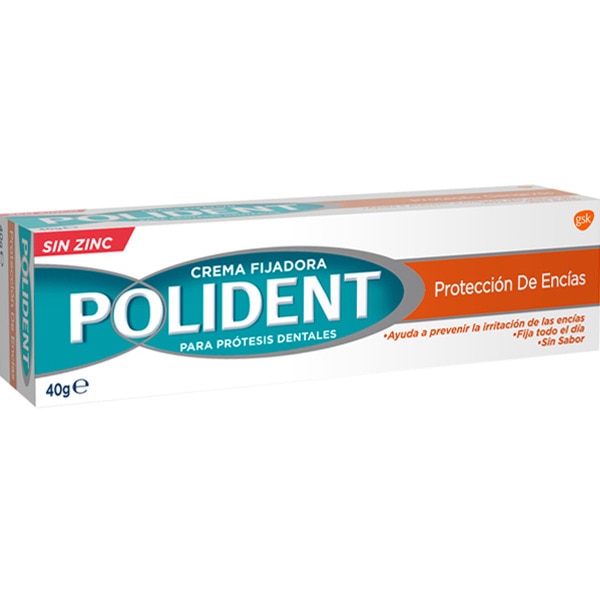 CREMA FIJADORA POLIDENT PROTECCION DE ENCIAS 40ML