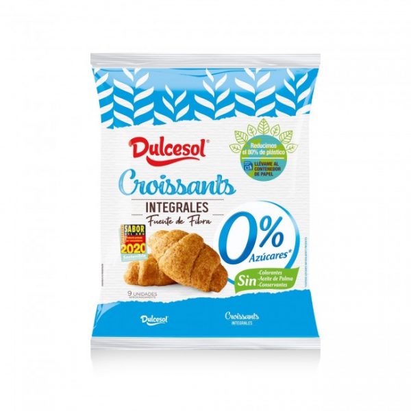 CROISSANT 0% AZUCARES INTEGRALES DULCESOL