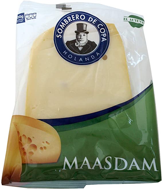 CUÑA DE QUESO MAASDAM SOMBRERO DE COPA 330GR