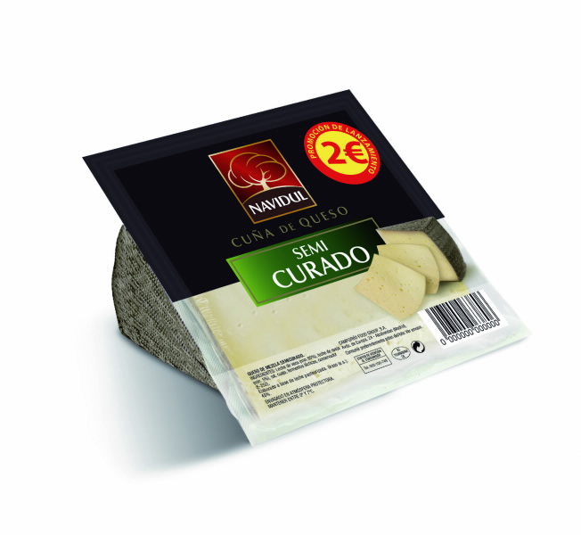 CUÑA DE QUESO SEMICURADO NAVIDUL 170GR