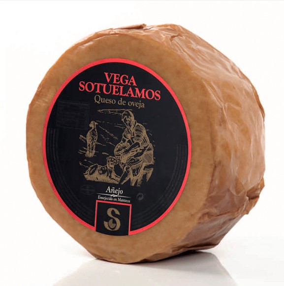 CUÑA QUESO VEGA SOTUELAMOS DE OVEJA AÑEJO CON MANTECA 250GR APROX