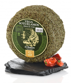 CUÑA QUESO VEGA SOTUELAMOS DE OVEJA AL ROMERO 250GR APROX