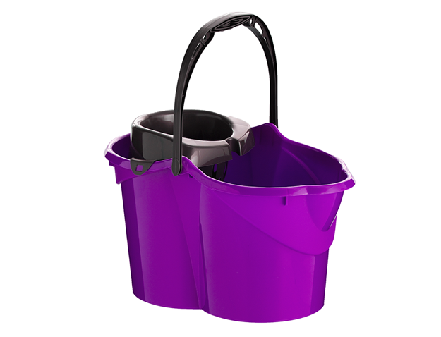 CUBO FREGONA RECTANGULAR  MAYA+ESCURRIDOR 15 LT