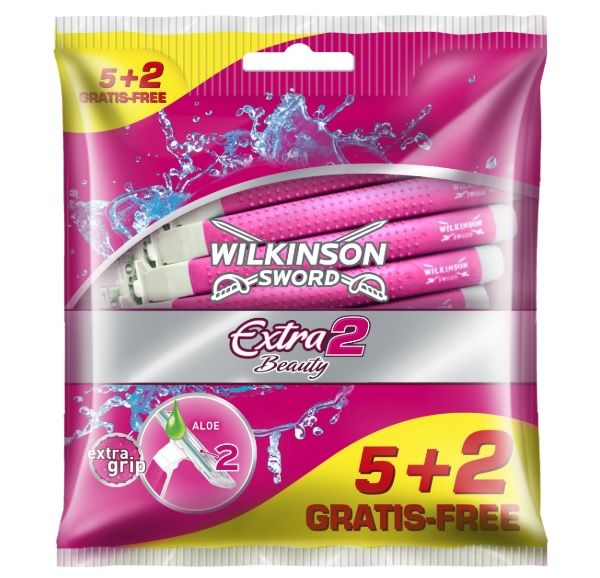 CUCHILLAS WILKINSON EXTRA 2 LADY ROSA  5+2UNI
