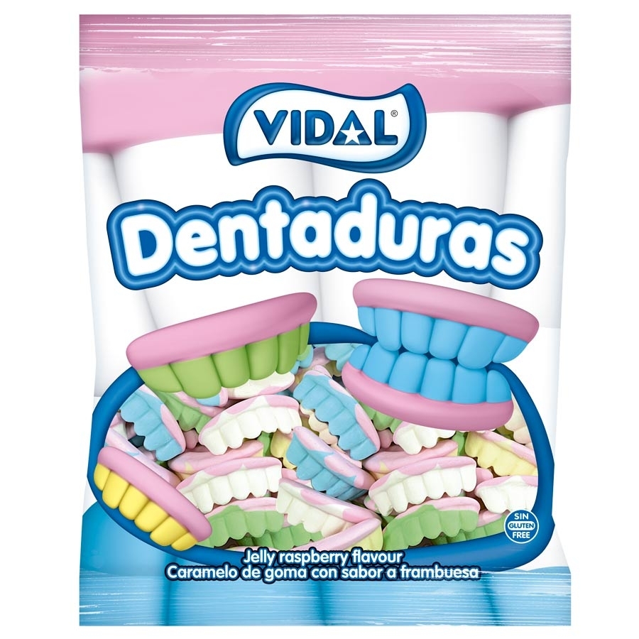 DENTADURAS COLORES VIDAL 250GR