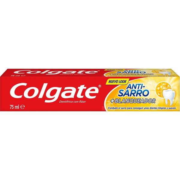 DENTIFRICO COLGATE BLANQUEADOR + ANTISARRO 75ML