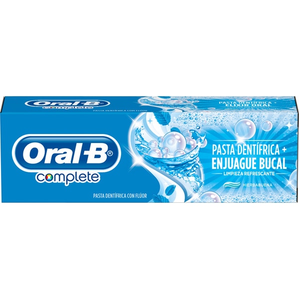DENTIFRICO ORAL-B COMPLETE+ENJUAGUE BUCAL 75ML