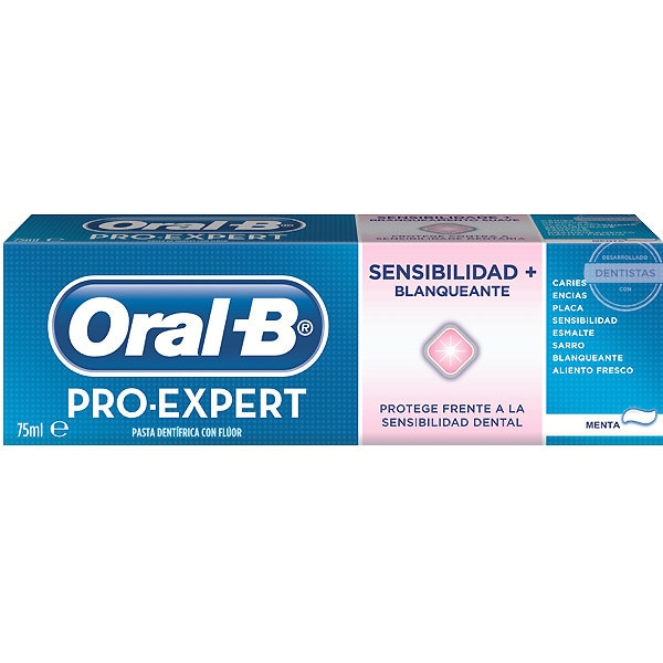 DENTIFRICO ORAL-B PROEXPERT SENSIBILIDAD+BLANQUEADOR 75ML
