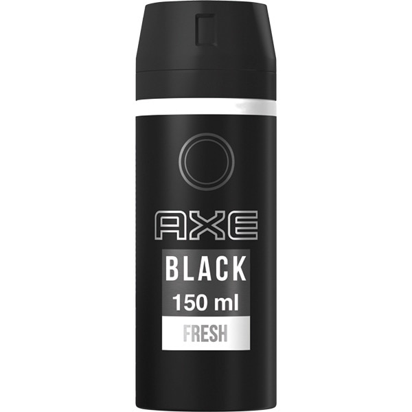 DESODORANTE AXE SPRAY FRESH BLACK 150ML