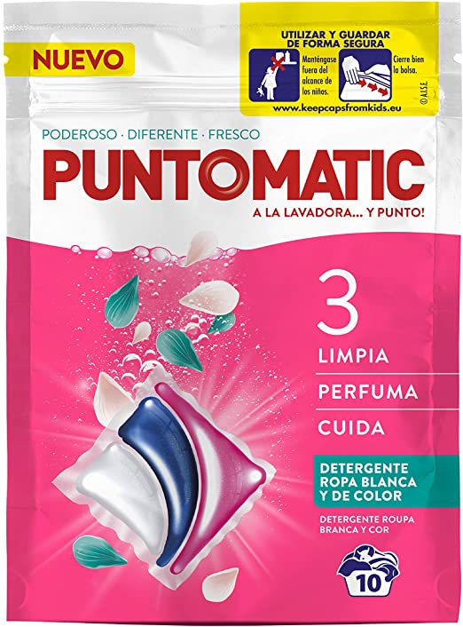 DETERGENTE CAPSULAS PUNTOMATIC 10UNI