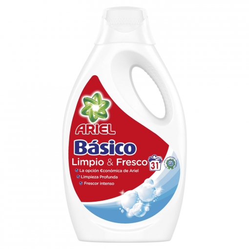 DETERGENTE LIQUIDO ARIEL BASICO 31 LAVADOS