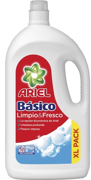 DETERGENTE LIQUIDO ARIEL BASICO 70 LAVADOS