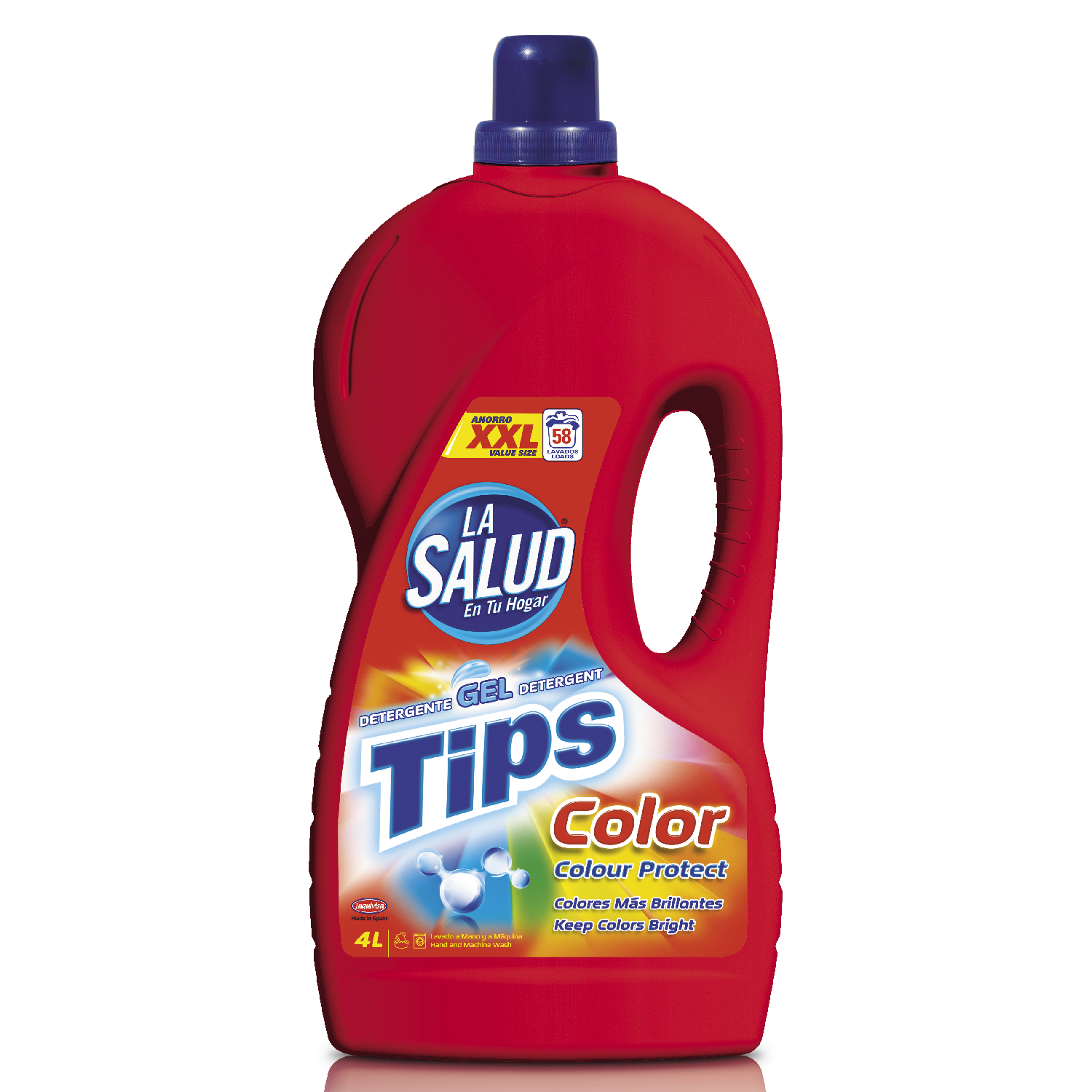DETERGENTE LIQUIDO LA SALUD ROPA COLOR 4LT