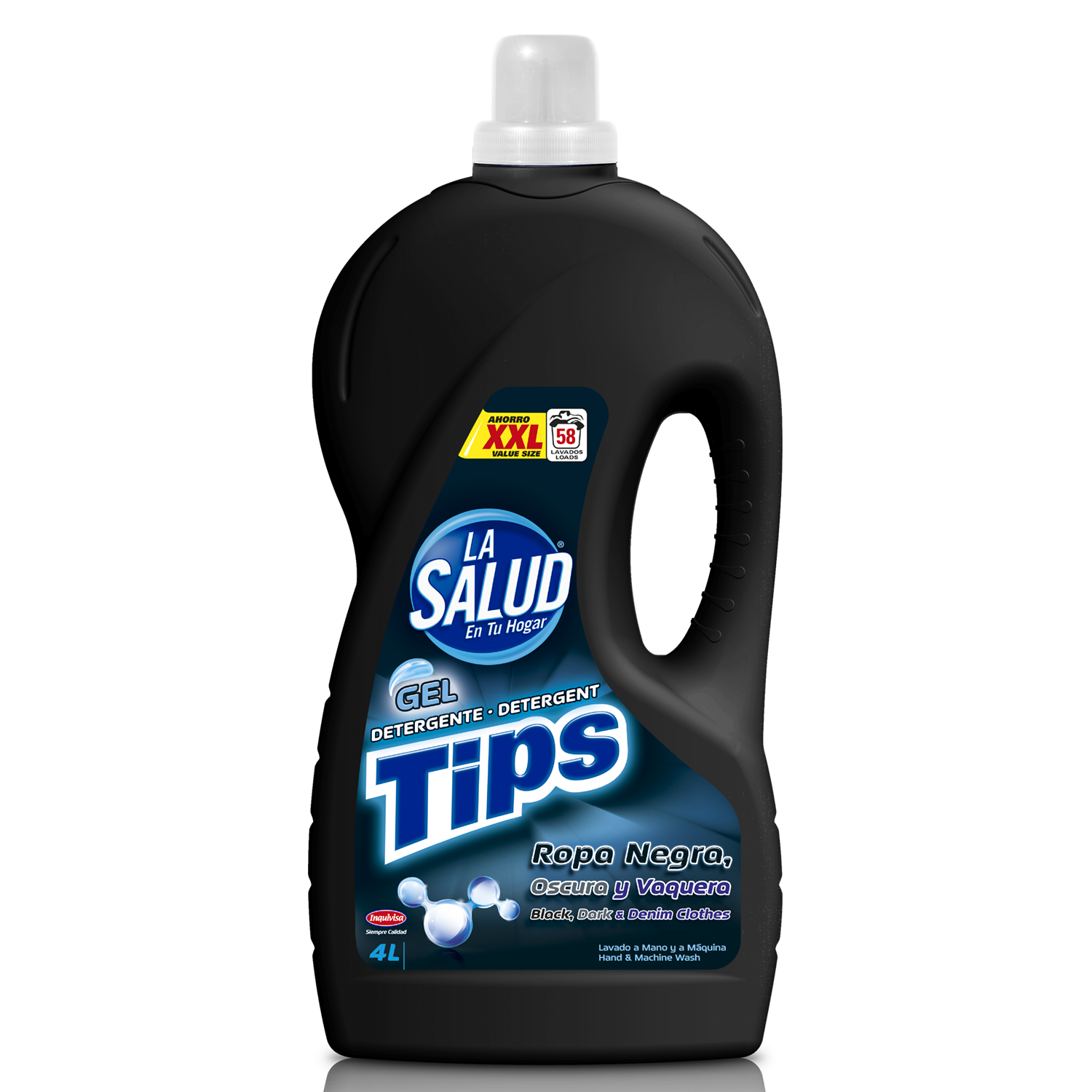 DETERGENTE LIQUIDO LA SALUD ROPA NEGRA 4LT
