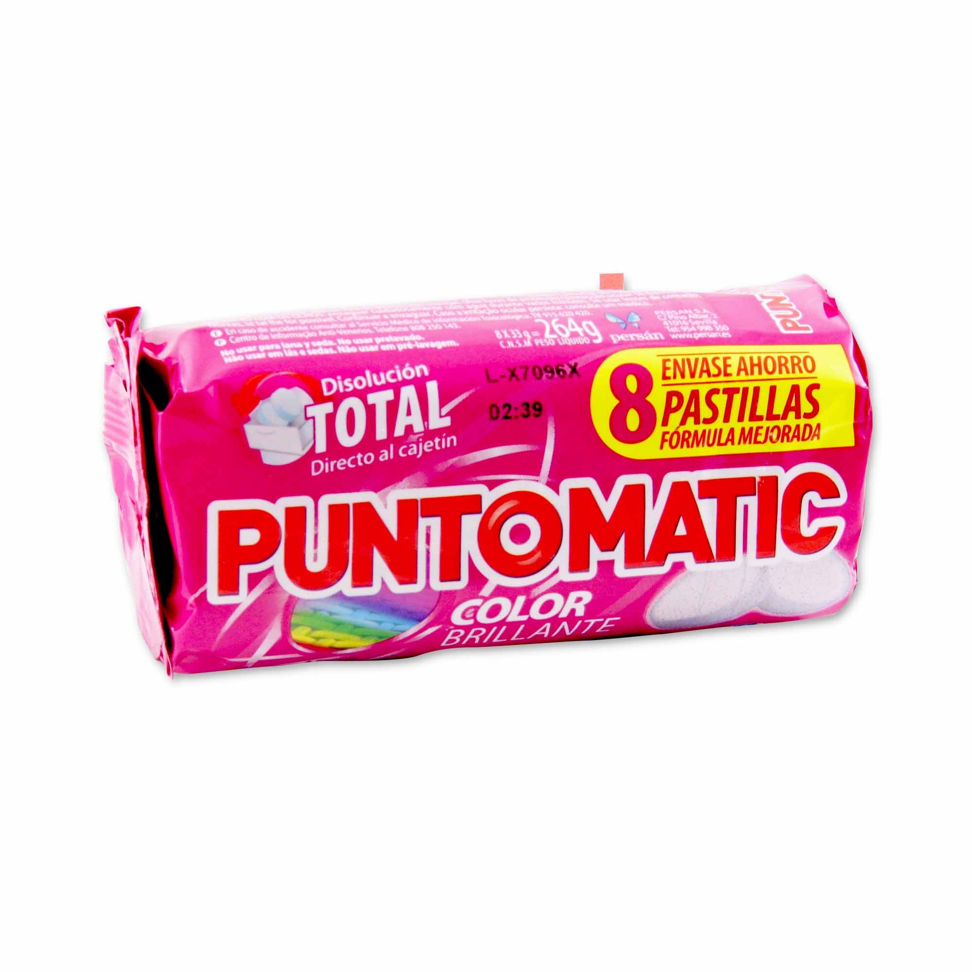 DETERGENTE PUNTO-MATIC COLOR 8 PASTILLAS