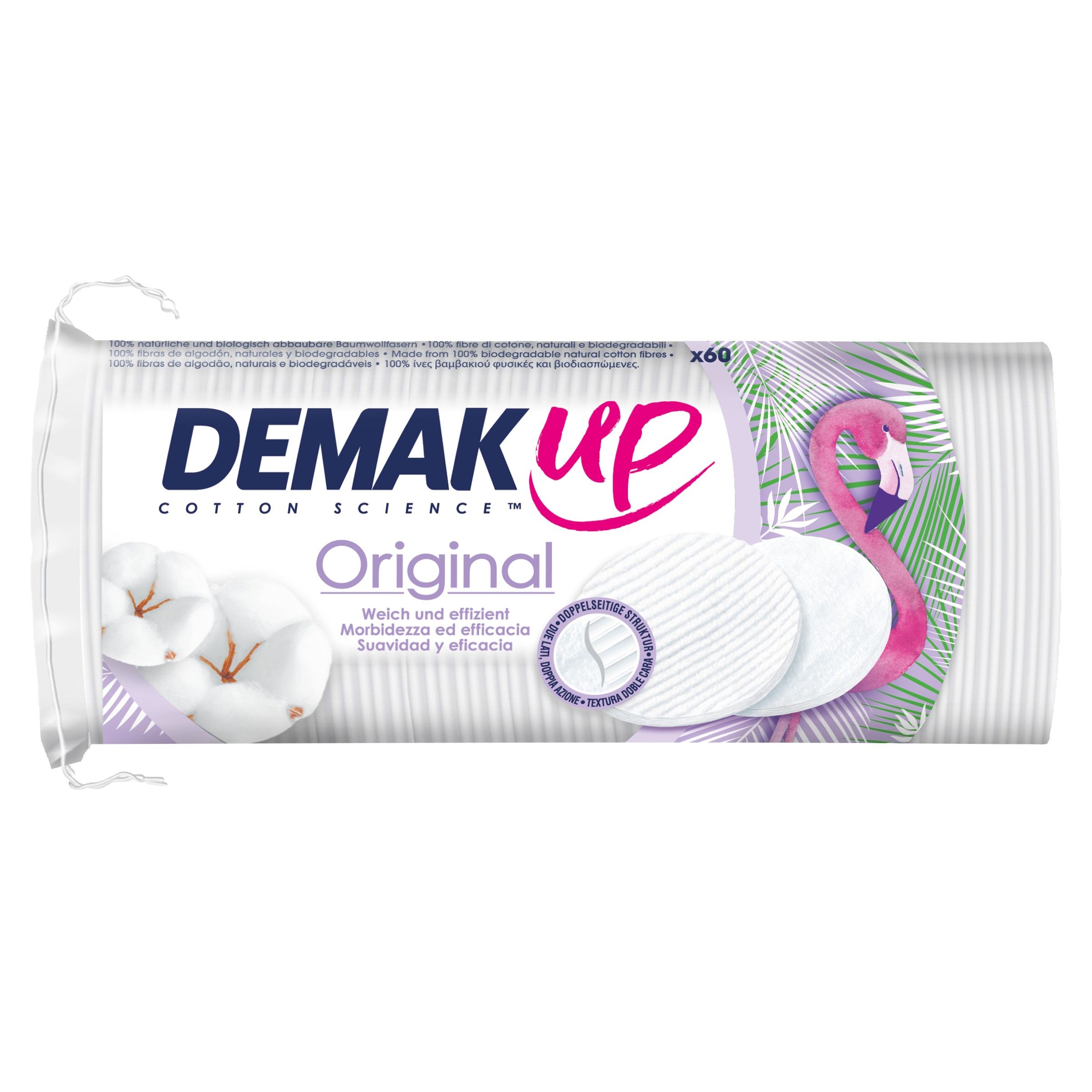DISCOS DESMAQUILLANTES DEMAK UP ALGODON 60UNI